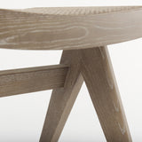 Mercana Arvin 21.7L x 17.7W x 18.1H Medium Brown Wooden Stool