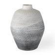 Mercana Blume 10H Off-White w/ Gray Textured Vase