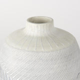 Mercana Blume 10H Off-White w/ Gray Textured Vase