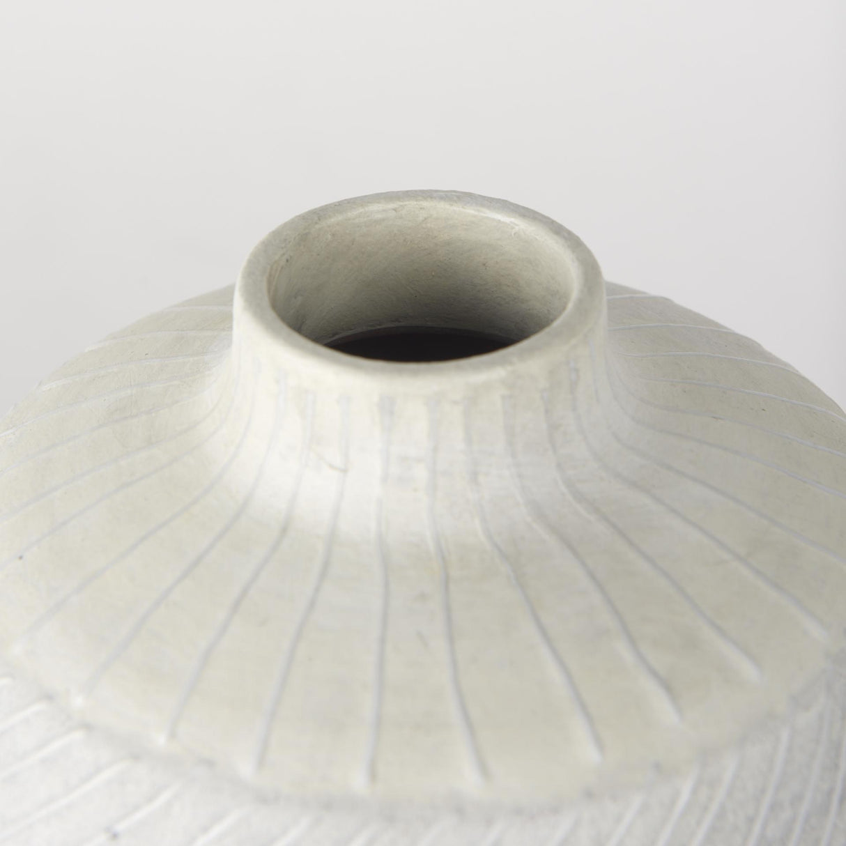 Mercana Blume 10H Off-White w/ Gray Textured Vase