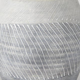 Mercana Blume 10H Off-White w/ Gray Textured Vase