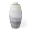Mercana Blume 16.5H Off-White w/ Gray Textured Vase