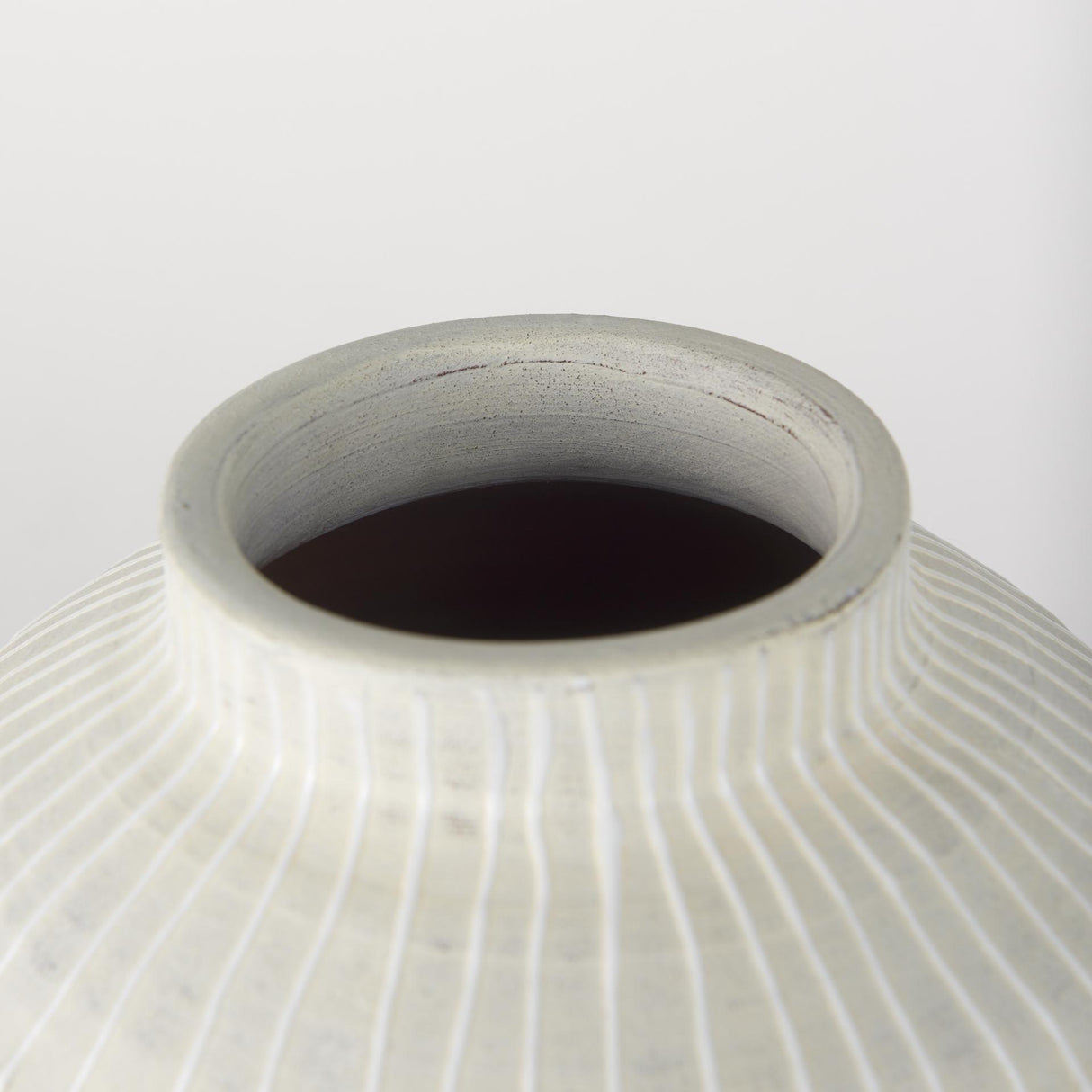 Mercana Blume 12.5H Off-White w/ Gray Textured Vase