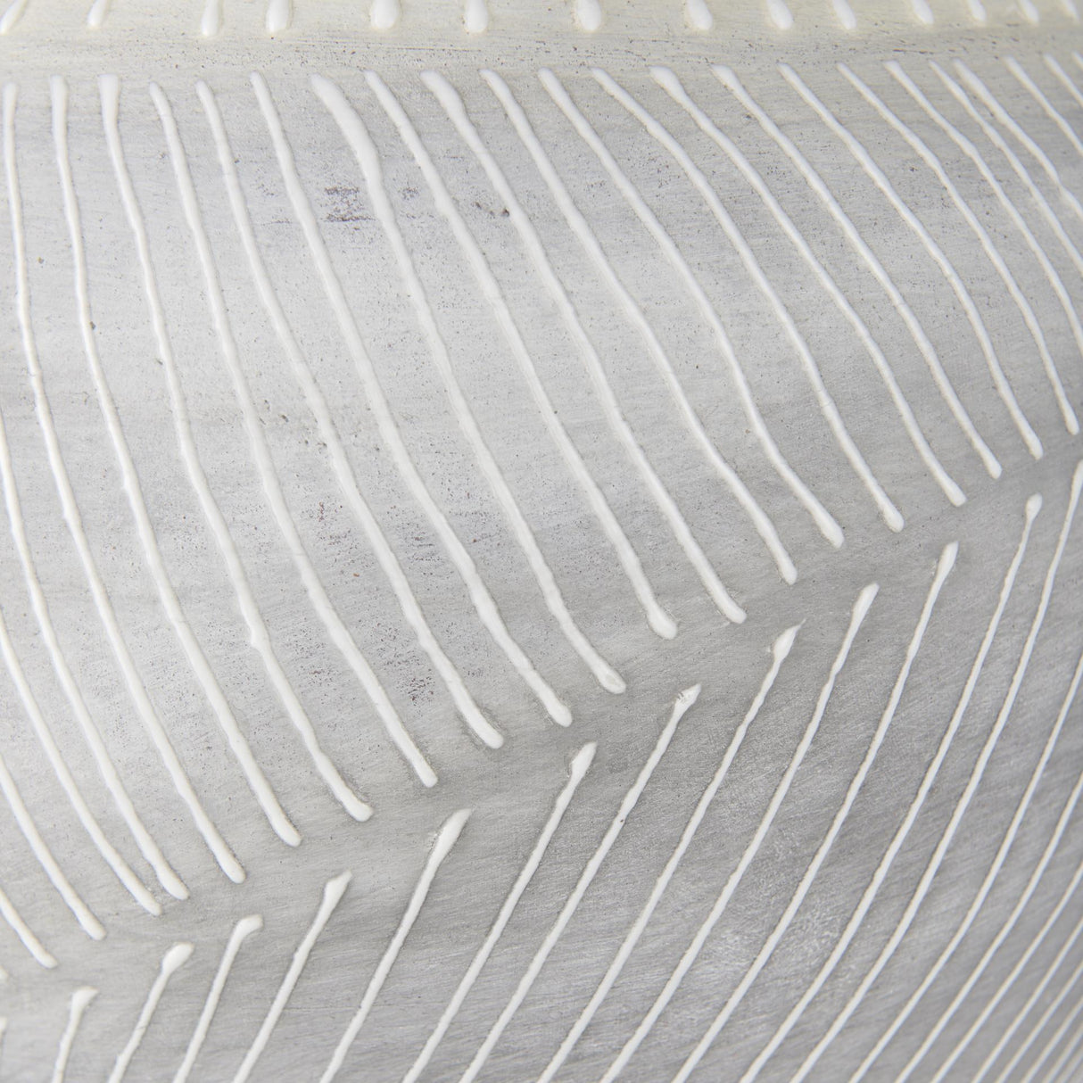 Mercana Blume 12.5H Off-White w/ Gray Textured Vase
