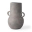 Mercana Armani 10.4H Brown-Gray Double Ear Ceramic Vase
