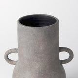 Mercana Armani 10.4H Brown-Gray Double Ear Ceramic Vase