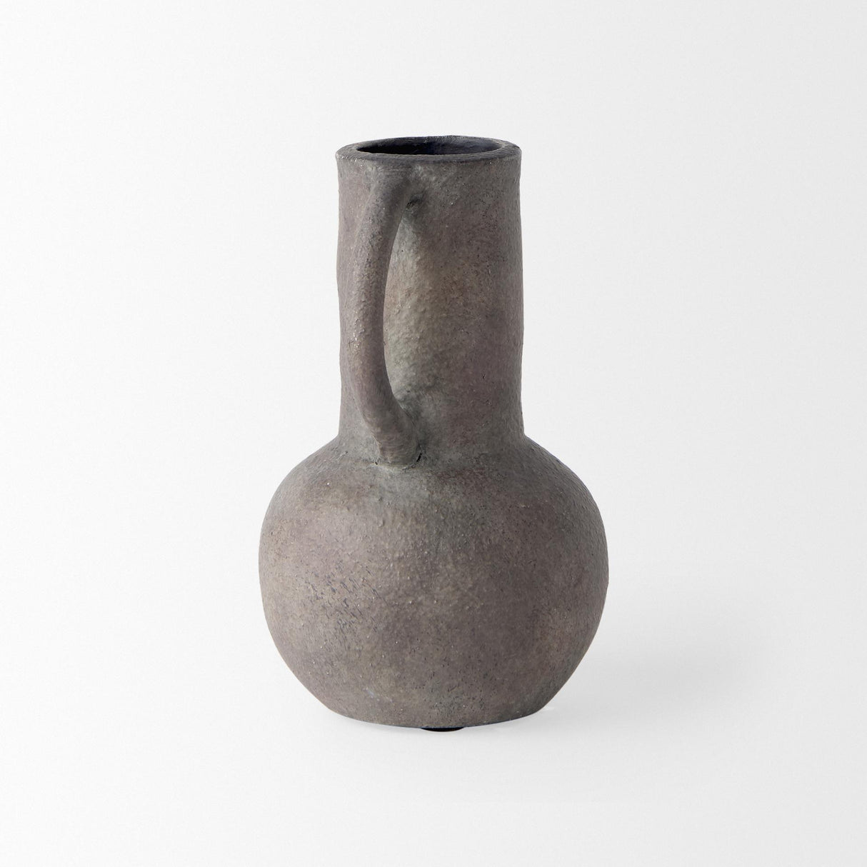 Mercana Armani 6.7H Brown-Gray Double Ear Vase