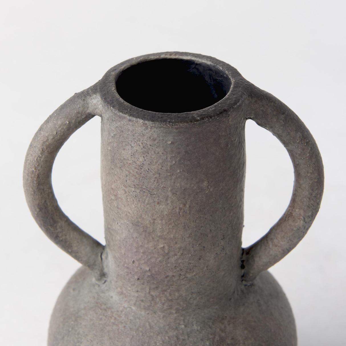 Mercana Armani 6.7H Brown-Gray Double Ear Vase