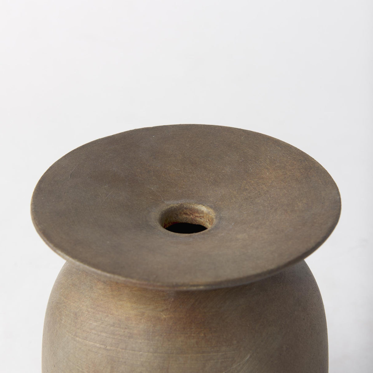 Mercana Rylee 7.7H Medium Brown Ceramic Vase