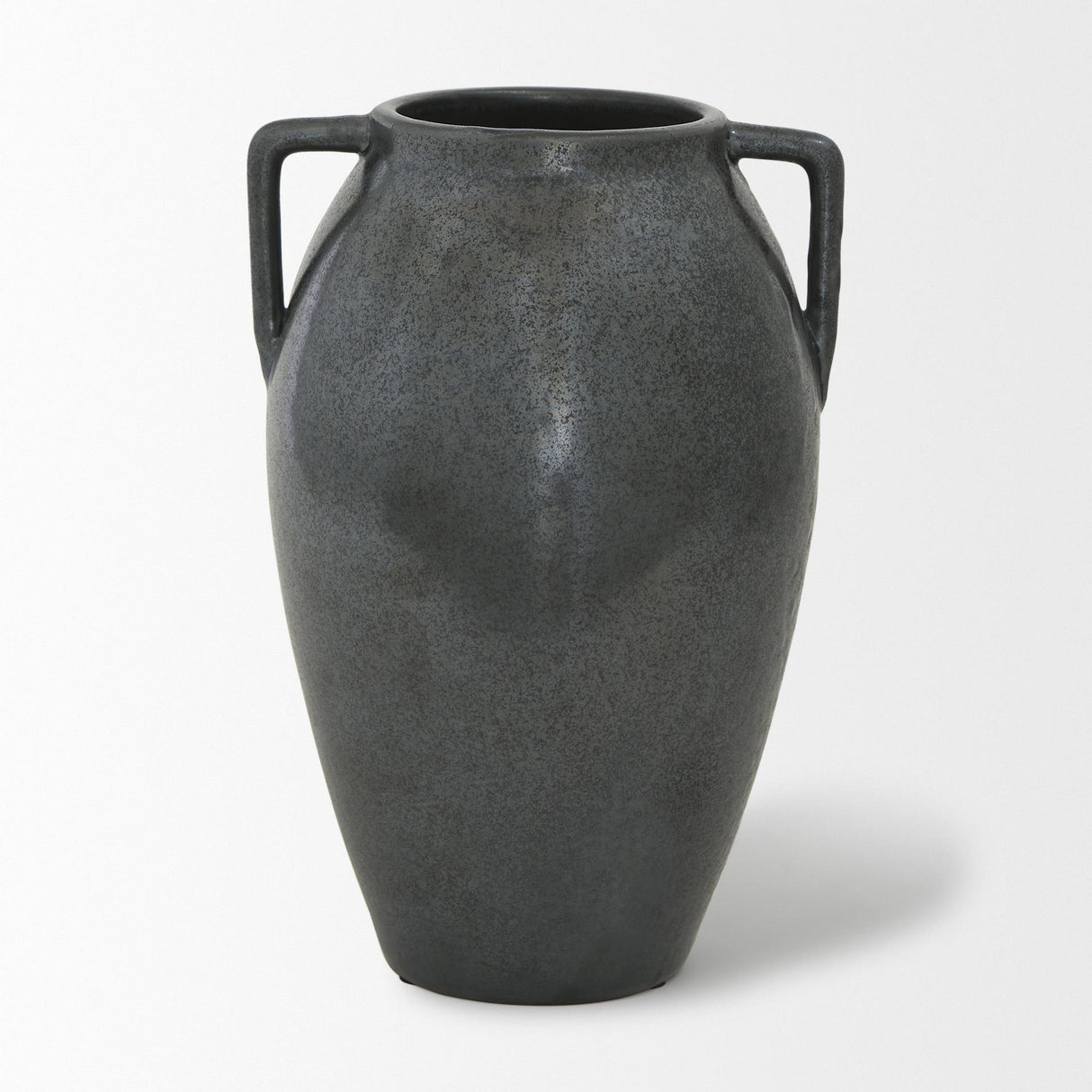 Mercana Kora Medium Dark Metallic Double Ear Vase