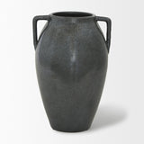 Mercana Kora Medium Dark Metallic Double Ear Vase