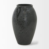 Mercana Kora Medium Dark Metallic Double Ear Vase