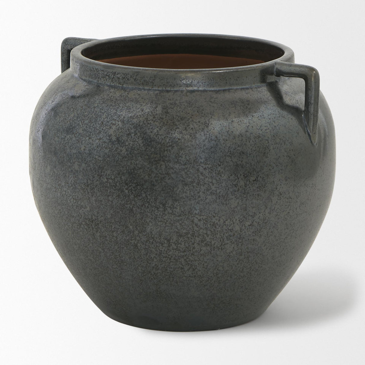 Mercana Kora Short Dark Metallic Double Ear Vase