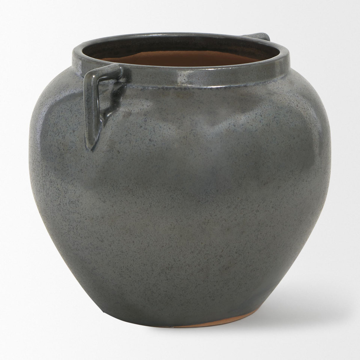 Mercana Kora Short Dark Metallic Double Ear Vase