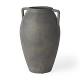 Mercana Kilian Medium Brown-Gray Double Ear Vase
