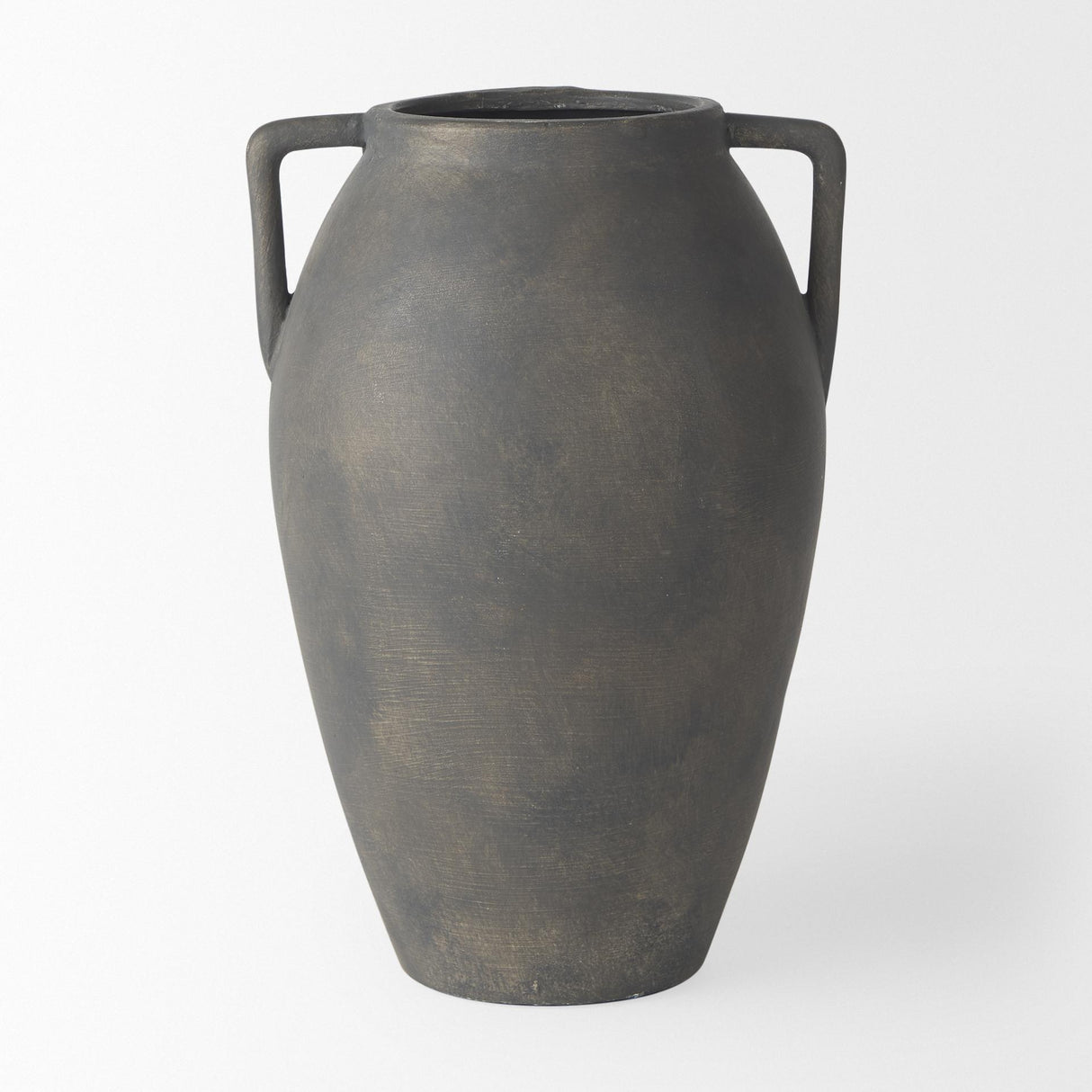 Mercana Kilian Medium Brown-Gray Double Ear Vase