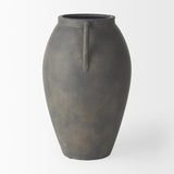 Mercana Kilian Medium Brown-Gray Double Ear Vase