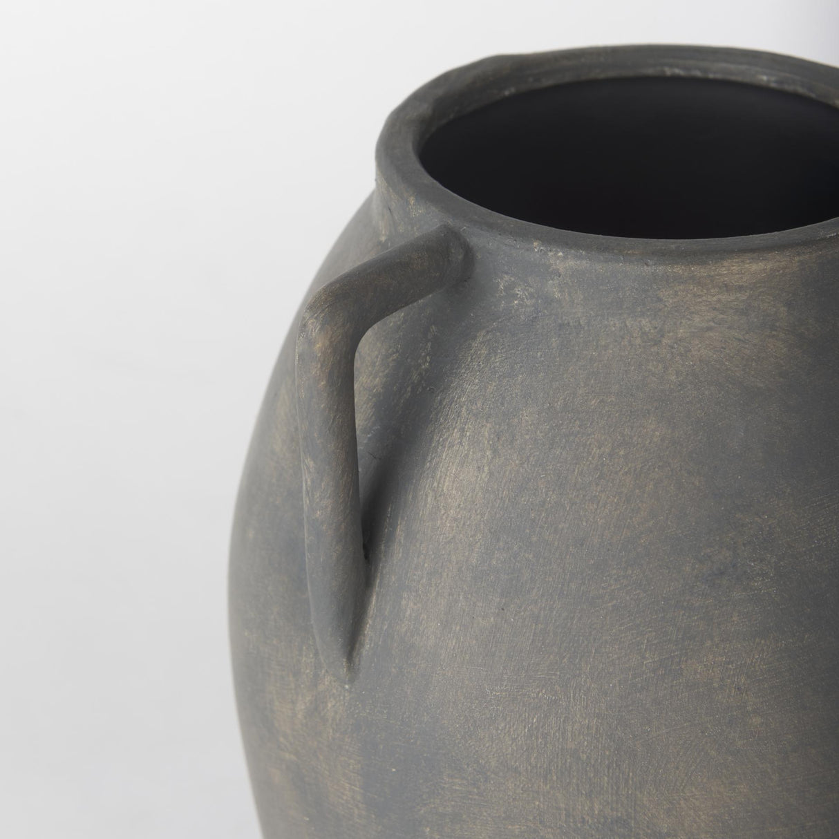 Mercana Kilian Medium Brown-Gray Double Ear Vase