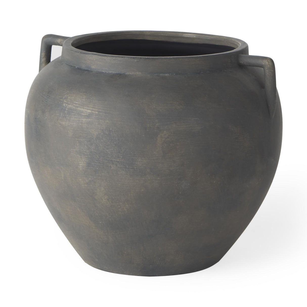 Mercana Kilian Short Brown-Gray Double Ear Vase