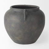 Mercana Kilian Short Brown-Gray Double Ear Vase