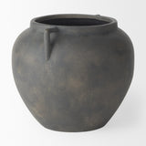 Mercana Kilian Short Brown-Gray Double Ear Vase
