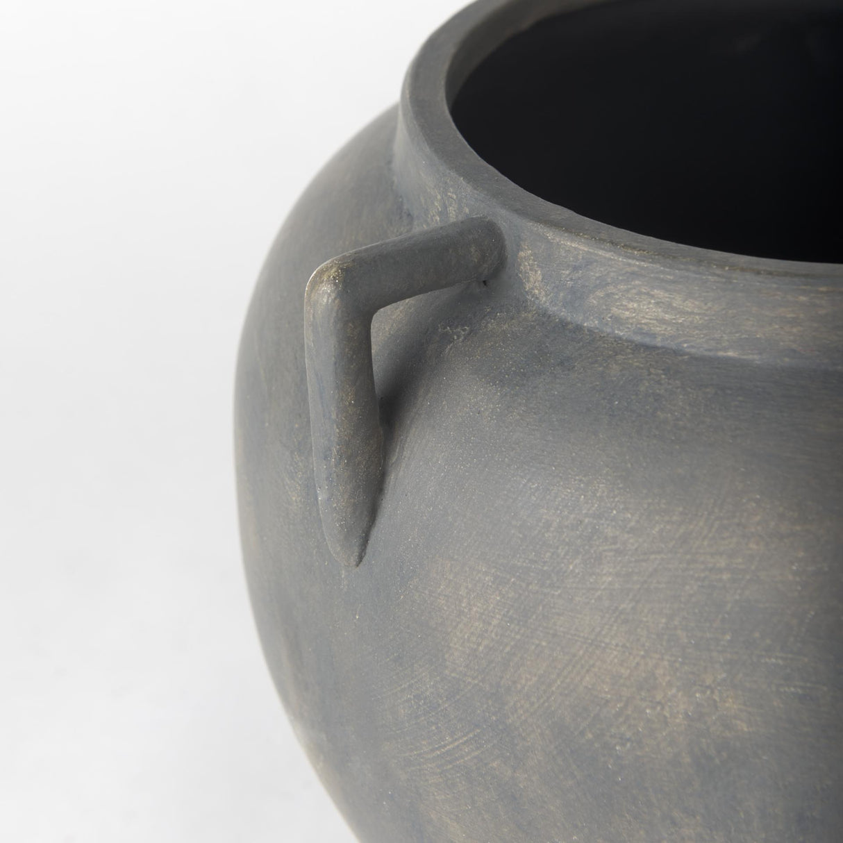 Mercana Kilian Short Brown-Gray Double Ear Vase