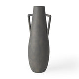 Mercana Kilian Tall Matte Brown-Gray Double Ear Vase