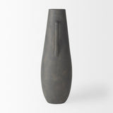 Mercana Kilian Tall Matte Brown-Gray Double Ear Vase
