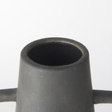 Mercana Kilian Tall Matte Brown-Gray Double Ear Vase