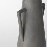 Mercana Kilian Tall Matte Brown-Gray Double Ear Vase