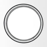 Mercana Shani Round Black Metal w/ Glass Coffee Table