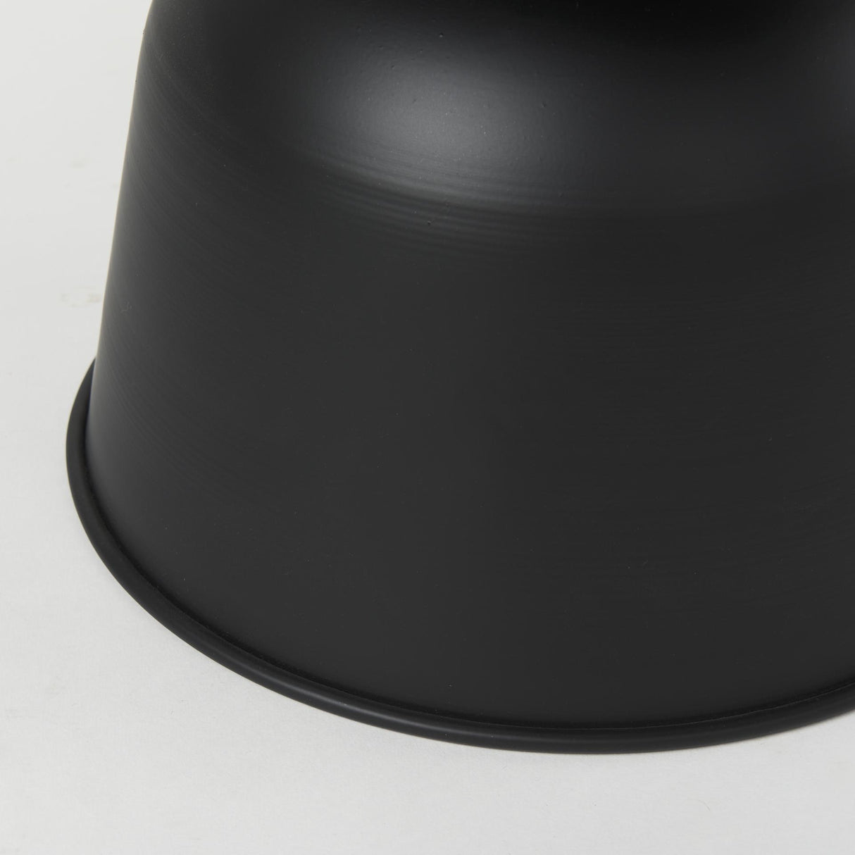 Mercana Talulla 19.7L x 19.7W x 14.8H Metal Matte Black Accent Table