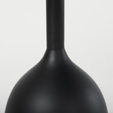 Mercana Talulla 16.5L x 16.5W x 19.7H Matte Black Metal Accent Table