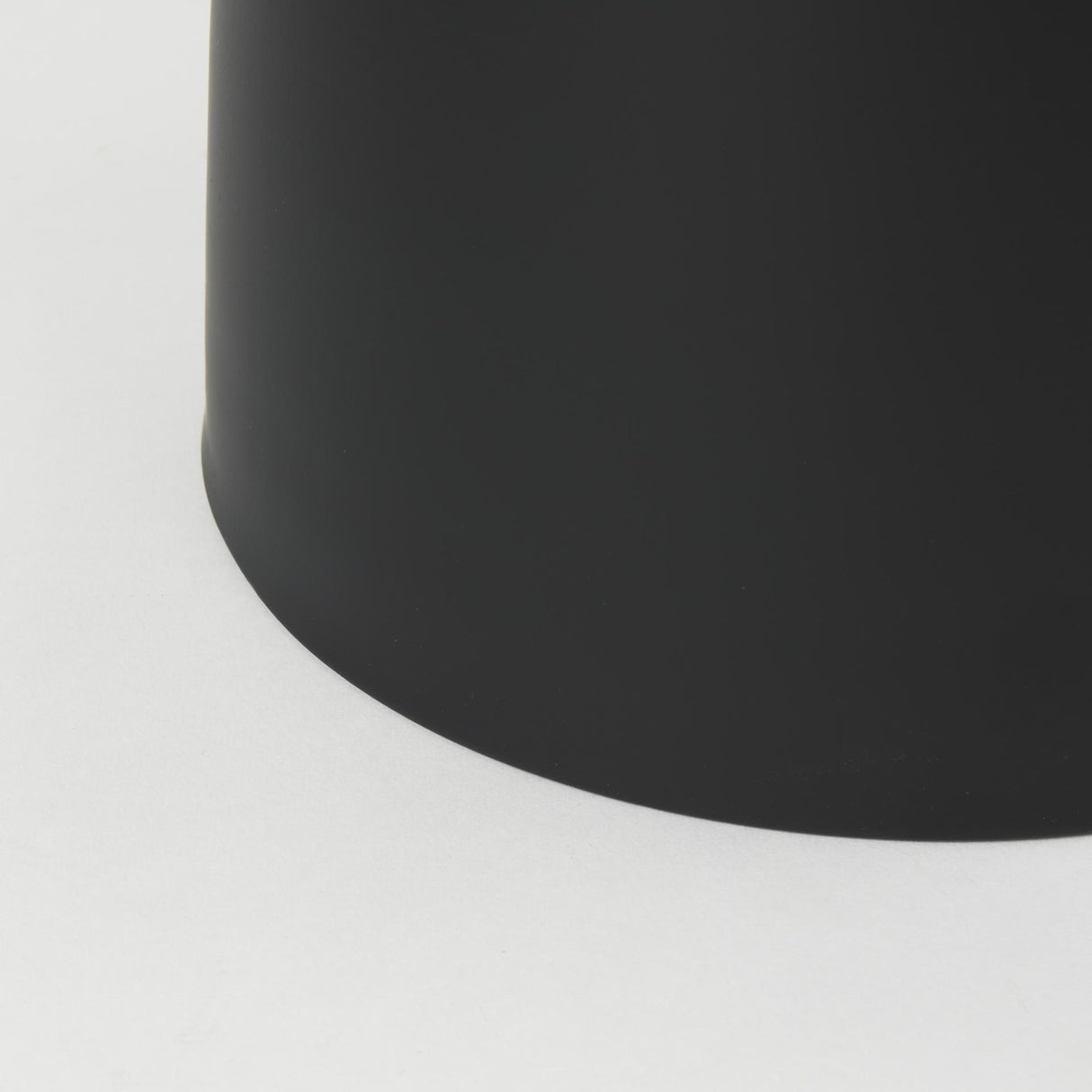 Mercana Talulla 16.5L x 16.5W x 19.7H Matte Black Metal Accent Table