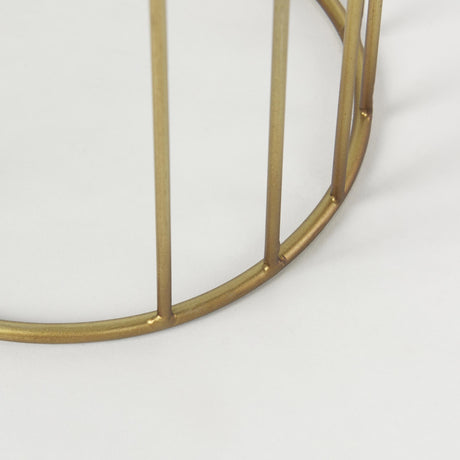 Mercana Danica Set of 2 Matte Black Metal Plant Stands