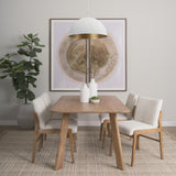 Mercana Juniper 24" Round White Dome Pendant Light