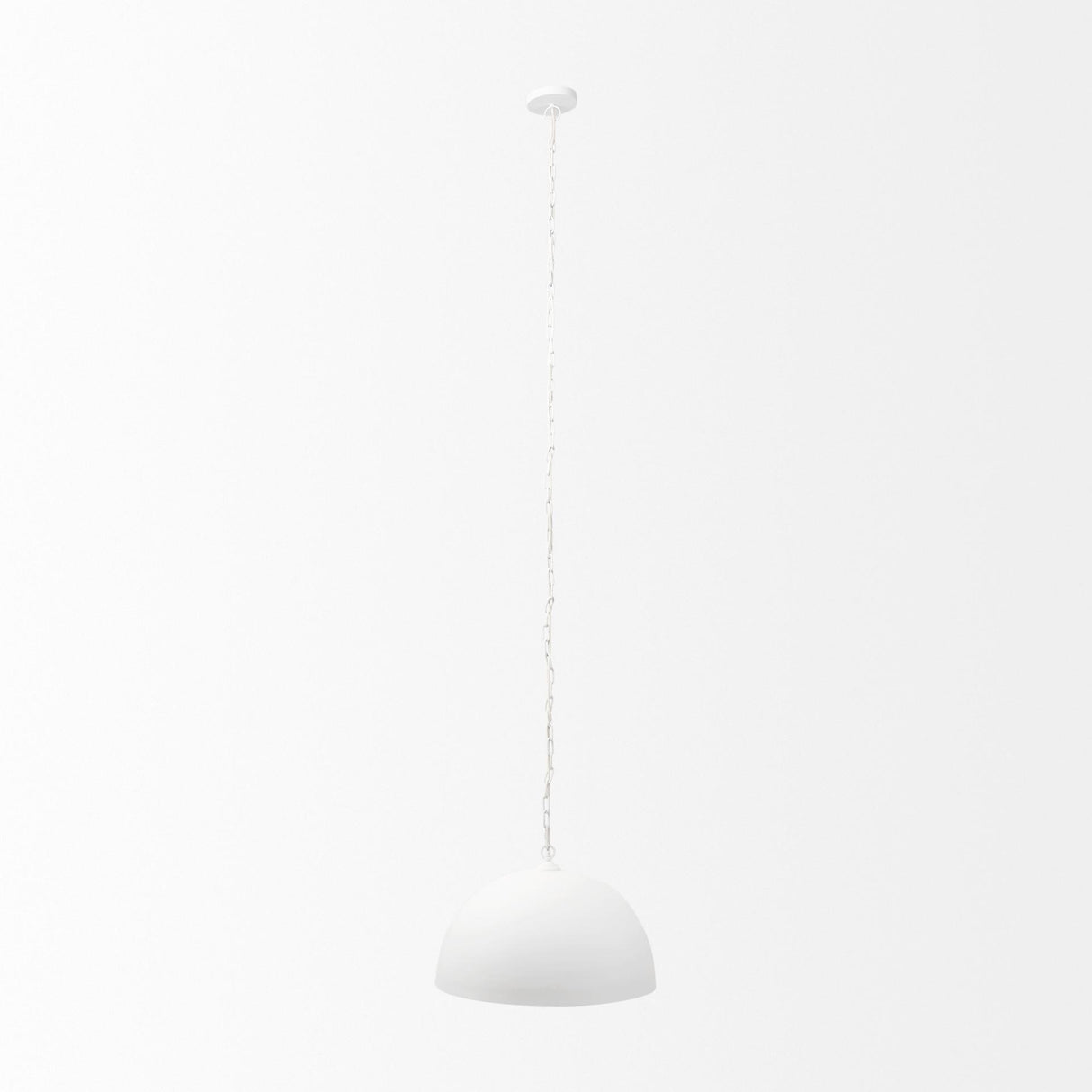 Mercana Juniper 24" Round White Dome Pendant Light