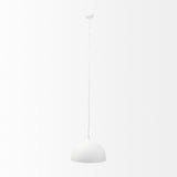 Mercana Juniper 24" Round White Dome Pendant Light