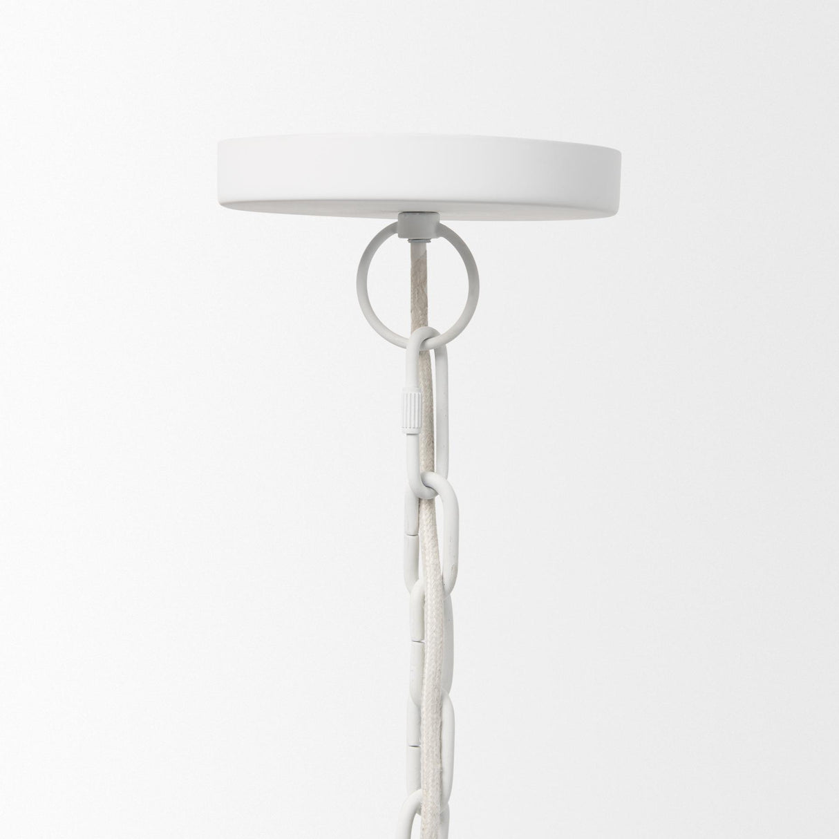 Mercana Juniper 24" Round White Dome Pendant Light