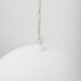 Mercana Juniper 24" Round White Dome Pendant Light