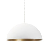 Mercana Juniper 36" Round White Dome Pendant Light