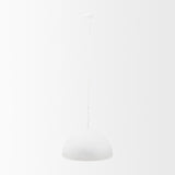 Mercana Juniper 36" Round White Dome Pendant Light