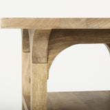 Mercana Candace Light Wood Bridge Accent Table