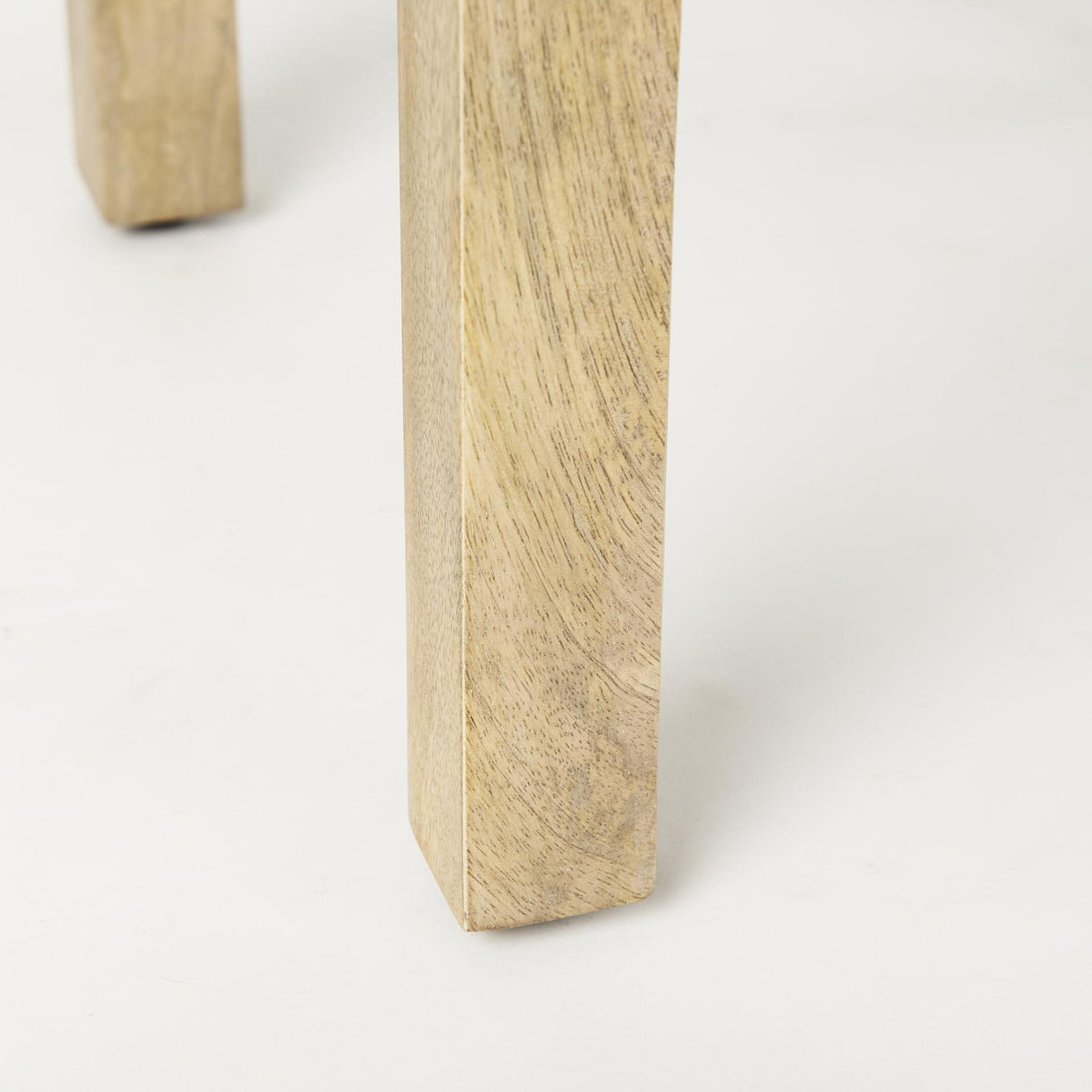 Mercana Candace Light Wood Bridge Accent Table