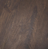 Mercana Todd Dark Brown Wood W/ Metal Legs Side Table