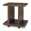 Mercana Nohr Medium Brown Wood Accent Table