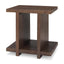 Mercana Nohr Medium Brown Wood Accent Table