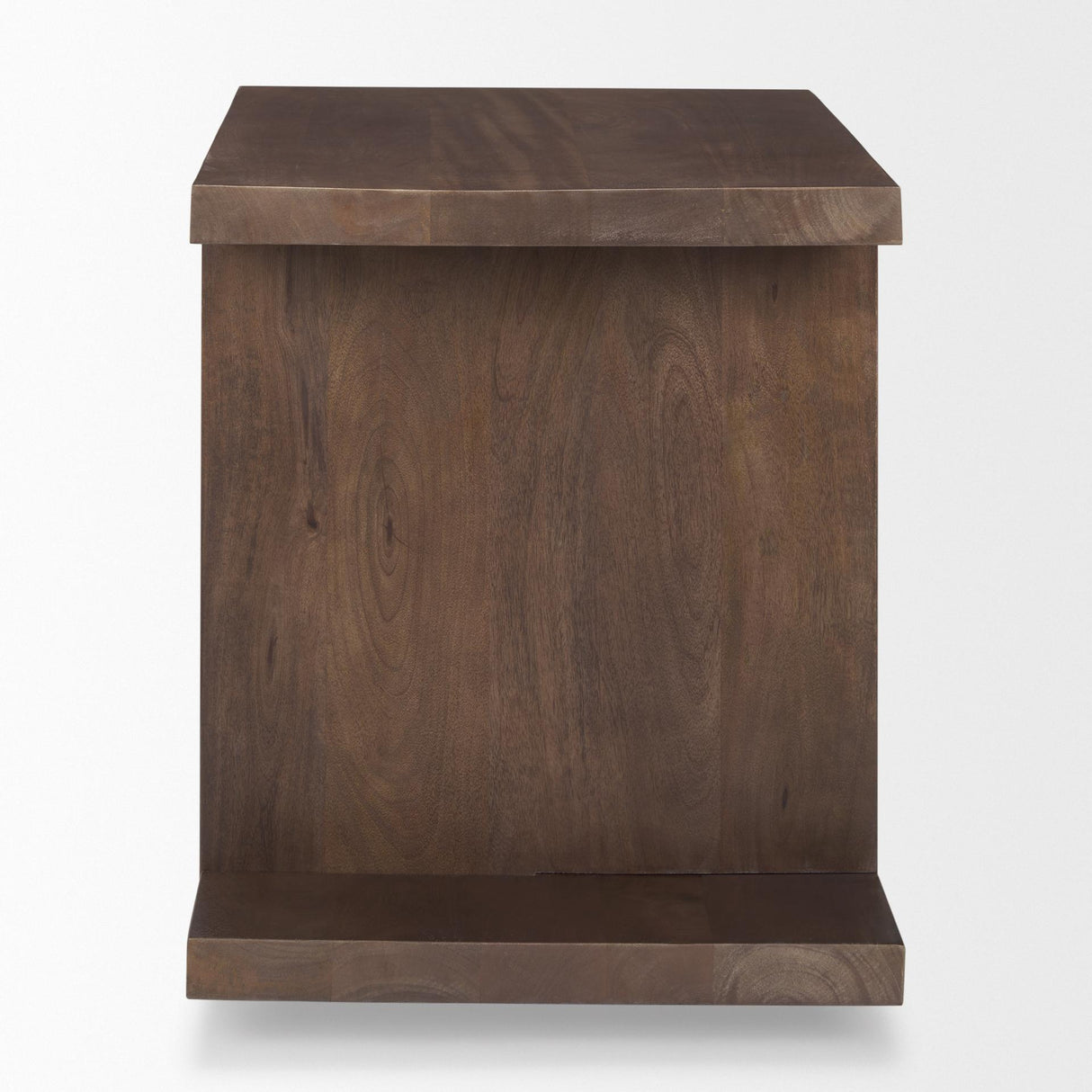 Mercana Nohr Medium Brown Wood Accent Table