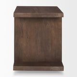 Mercana Nohr Medium Brown Wood Accent Table