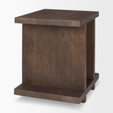 Mercana Nohr Medium Brown Wood Accent Table